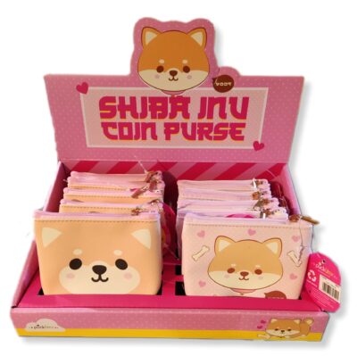 Piesek Shiba Inu Portmonetka Zasuwana Portfelik Pn