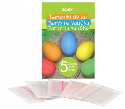 Barwniki do jajek Arpex 5 kolorów