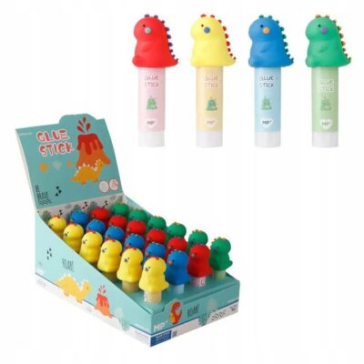 Main Paper, Klej w sztyfcie Dinozaur 8g, mix wzorów