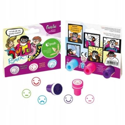Pieczątki FIORELLO emocje buźki 3szt GR-FF03T Tytus, Romek i A"Tomek