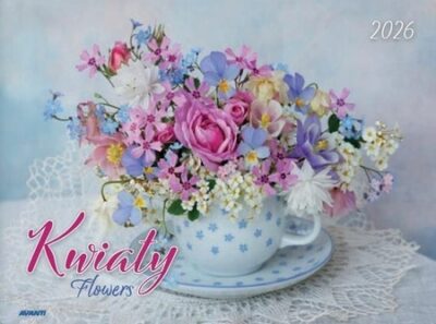 Kalendarz ścienny 2026 Kwiaty 