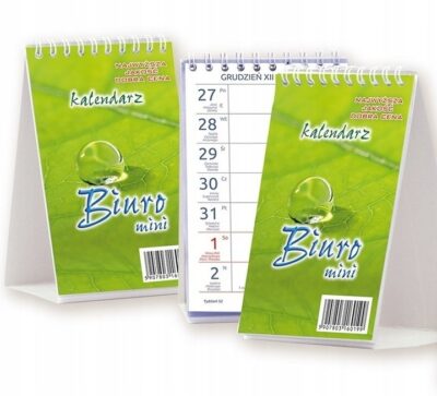 Mini kalendarz biurkowy stojący 2026