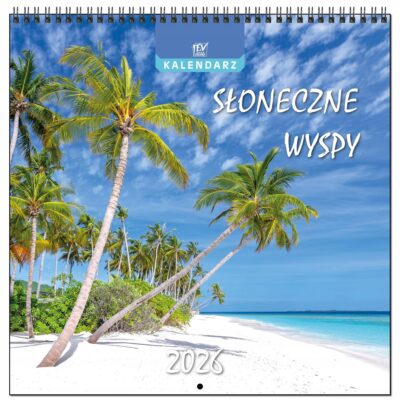 kalendarz ścienny 30 x 60 cm 2026 Słoneczne wyspy