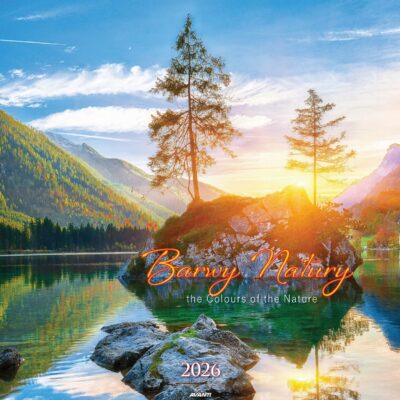 kalendarz ścienny na spirali 32x32cm 2026 Barwy Natury