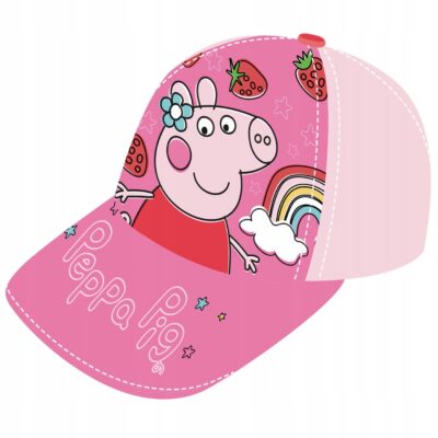 czapka dziecięca z daszkiem Świnka Peppa 44-46 cm