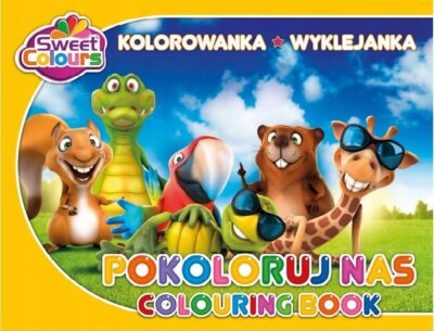Kolorowanko/wyklejanka A5 Sweet Colours